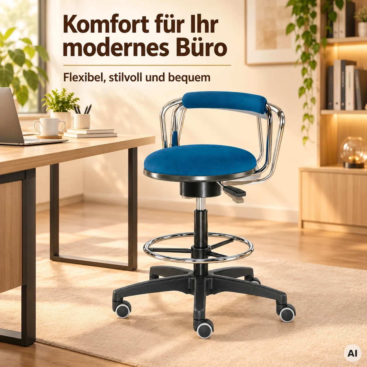 Labor 2 - Ergonomischer Hocker mit Fußring